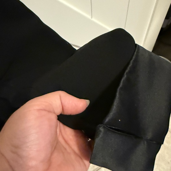 Black Tuxedo Blazer Elegant Size 12 - Picture 3 of 4